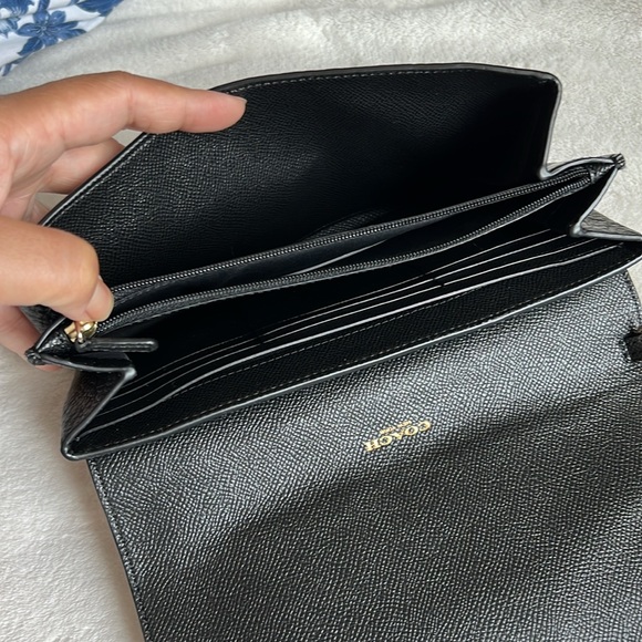 Coach Double Lock wristlet clutch/wallet - Picture 7 of 8